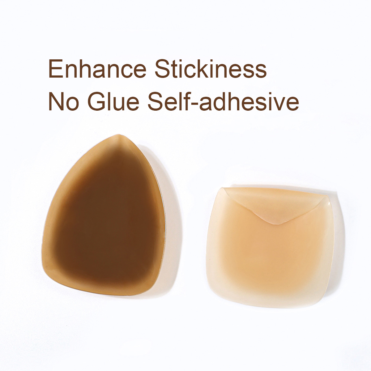 Silicone Bra Adhesive - 재사용 가능한 무접착 삼각형 리프트업 니플
