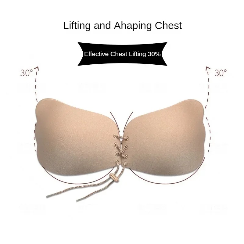 보이지 않는 스트랩리스 접착식 브라, 스트랩리스 푸쉬업 - Strapless Bra Backless 리뷰 및 가격